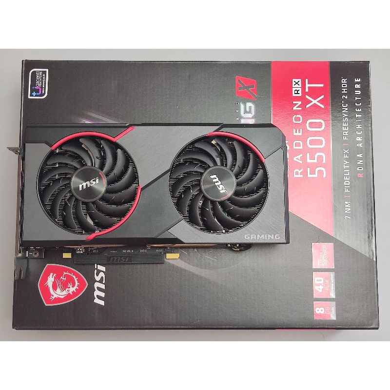 MSI RX5500xt 8gb gaming x (การ์ดจอ amd)