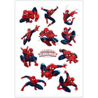 สติ๊กเกอร์ พิมพ์ รูป All Spiderman 001