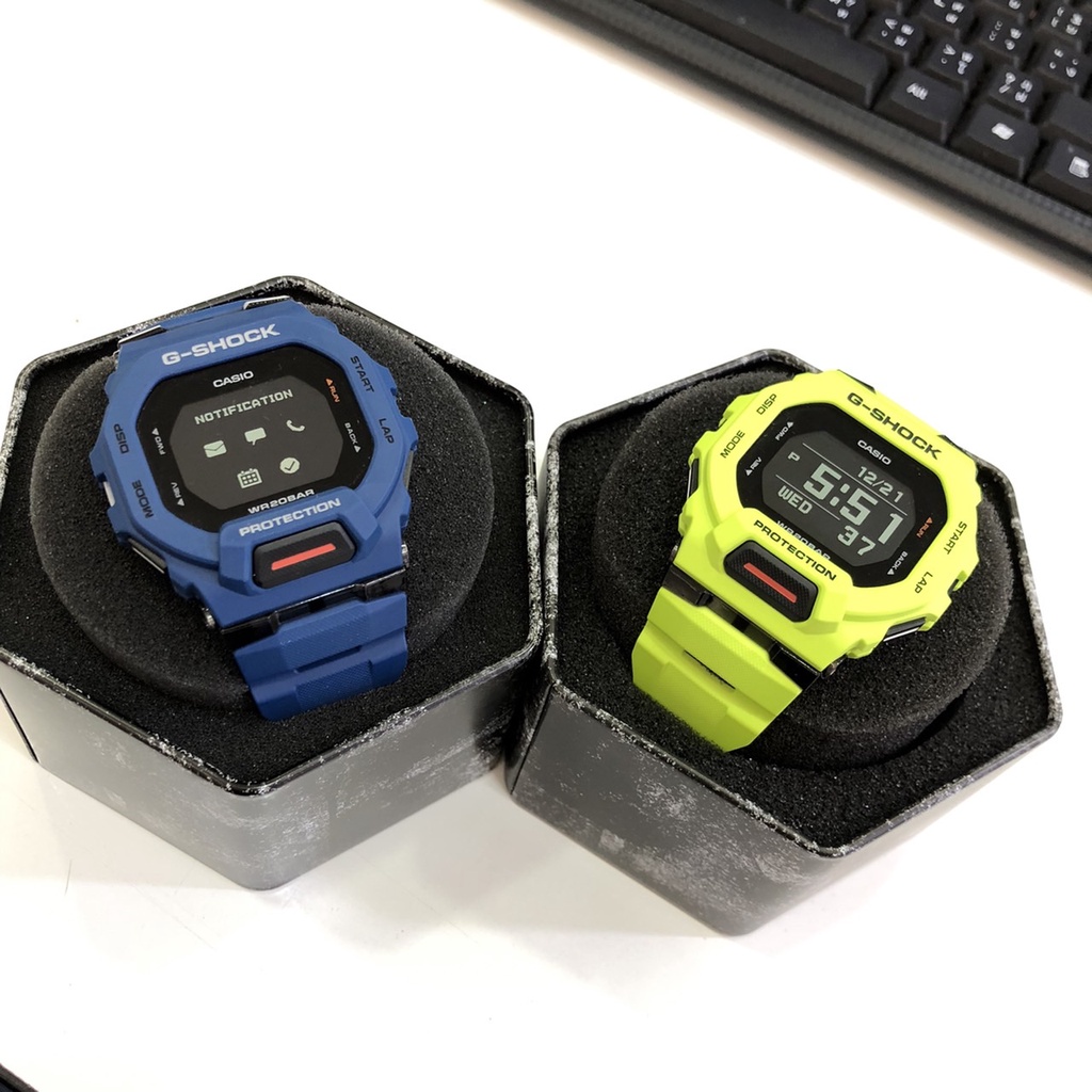 CASIO G-SHOCK GBD-200 นาฬิกาข้อมือชาย สายเรซิ่น เชื่อมต่อแอป G-SHOCK MOVE and Bluetooth (ประกัน CMG ศูนย์เซ็นทรัล 1 ปี)