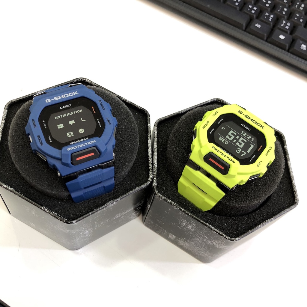 CASIO G-SHOCK GBD-200 นาฬิกาข้อมือชาย สายเรซิ่น เชื่อมต่อแอป G-SHOCK MOVE and Bluetooth (ประกัน CMG 