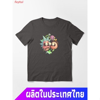 2022  sale การ์ตูนอเมริกัน ริกกับมอร์ตี้ แขนสั้นลายการ์ตูน  Rick And Morty Fanart ! Essential T-Shirt T-Shirt คอกลม_54