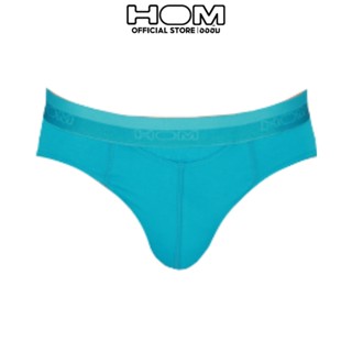 HOM (ออฮ์ม) รุ่น 359521-00PB HO1 กางเกงในชาย MiniBrief ผ้าCottonModal ขอบเอวเล่นลาย HOM ที่เป็นเอกลักษณ์ นุ่มสบาย