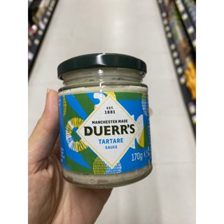 Tartare Sauce ( Duerr’s Brand ) 170 G. ซอสสำหรับจิ้มอาหาร ( ตรา ดูเออร์ ) ทาร์ทาร์ ซอส