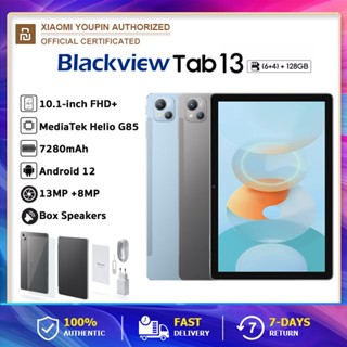 Blackview Tab 13 (6+128GB) Android Tablet แท็บเล็ตพีซี 4G Wifi แท็บเล็ต จอแสดงผล10.1 นิ้ว FHD+ ความแบตจุ 7280mAh  -1Y