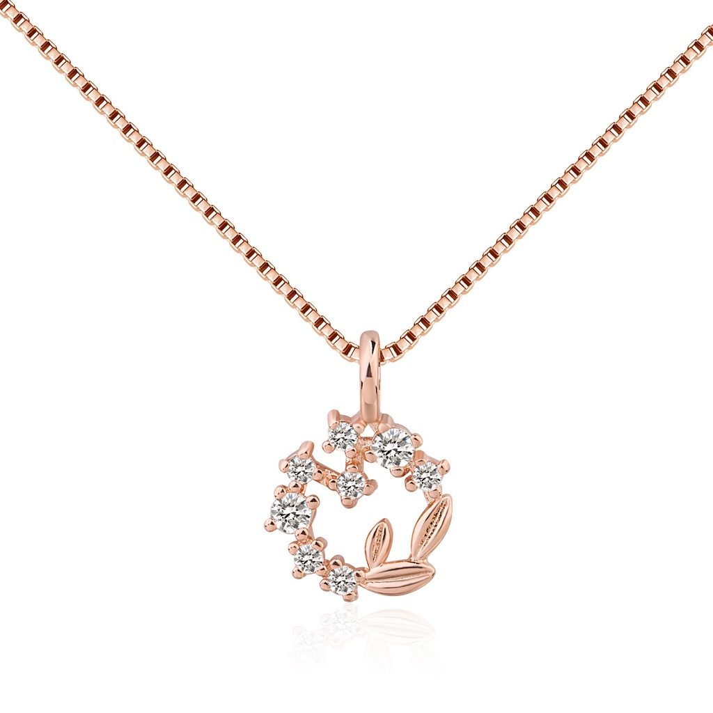 nnjew สร้อยคอ รุ่น Chrysanthemum Flower Necklace สี Rose รูปที่ 7