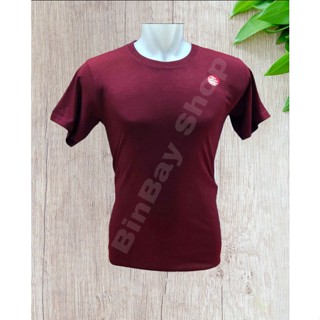 เสื้อยืด ผ้าฝ้าย MAROON COMBED 20S