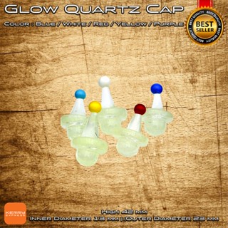 Glow Quartz Cap Blue / White / Red / Yellow / Purple