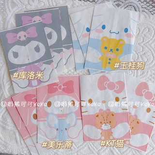 พร้อมส่งในไทย ถุงกระดาษลายการ์ตูน ซานริโอ้ น่ารัก กระดาษห่อขนม ถุงกระดาษใส่ขนม ใส่ของจุกจิก ซองกระดาษ ถุงขนาดเล็ก