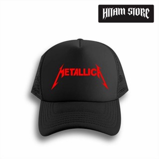 โลโก้เมทัลลิก้า หมวกดนตรีวงเมทัล / หมวกตาข่าย METALLICA TRUCKER / หมวกเพลงวงเมทัลลิก้า