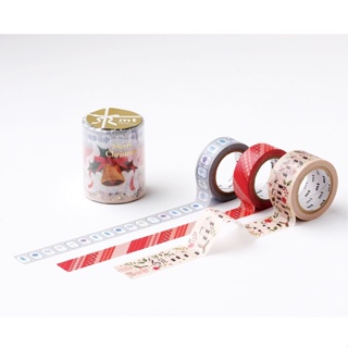 mt Christmas set B (MTCMAS129) / เทปตกแต่งวาชิ ธีม Christmas 2022 เซ็ต B แบรนด์ KAMOI mt masking tape จากประเทศญี่ปุ่น