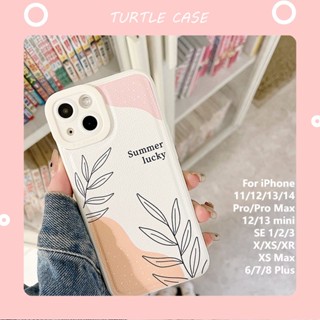 [พร้อมส่ง] เคสโทรศัพท์มือถือหนัง ลาย Tik Tok สําหรับ Apple iPhone 14 13 12 11 PROMAX XS XR XSMAX SE2020 6 7 8PLUS MINI