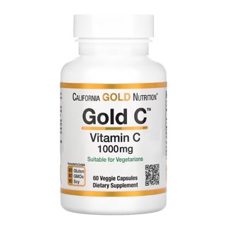 *พร้อมส่ง* วิตามินซี California Gold Nutrition Gold C Vitamin C 1,000mg , 60 Veggie Capsules