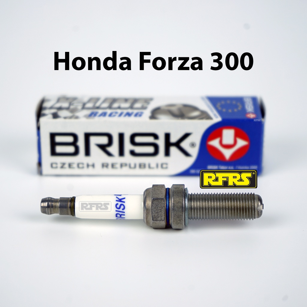 หัวเทียนBRISK X-Line 4 เขี้ยว แกนเงิน Honda Forza 300 (9X01ROC)xline Spark Plug Made in EU