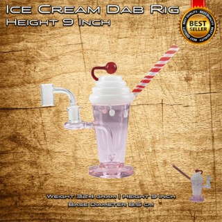 Ice Cream Dab Rig 9 Inch 14mm Joint