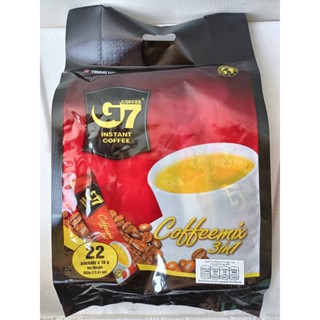 กาแฟG7 กาแฟสำเร็จรูป 3in1 ขนาด 16 กรัม จำนวน 22 ซอง/ถุง