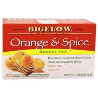 Bigelow Tea Herbal Tea Caffeine Free Orange and Spice 20 Tea Bags