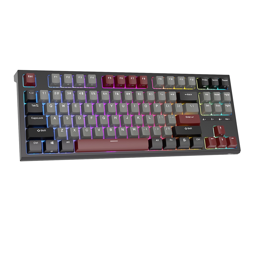 ใหม่ Royal Kludge RK R87 คีย์บอร์ดเล่นเกม แบบใช้สาย 87 คีย์
