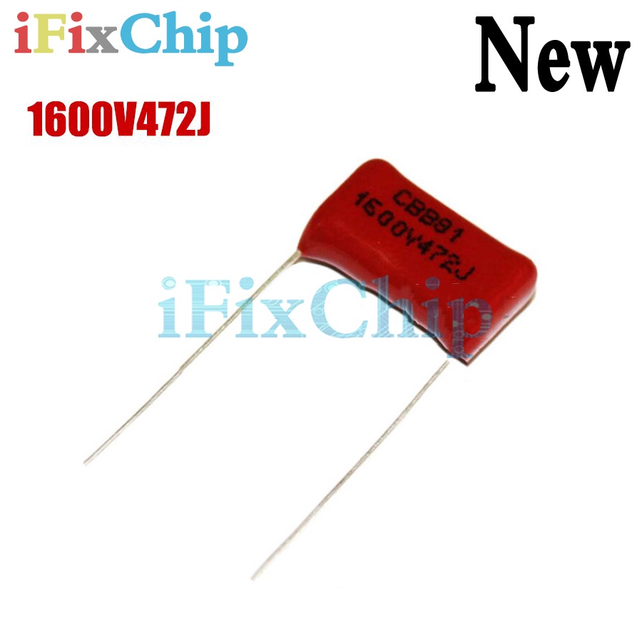 10PCS CBB 1600V472J 1600V 0.0047UF 4700PF 472J 1600V Pitch 15 มม.CBB ตัวเก็บประจุฟิล์มโพรพิลีน