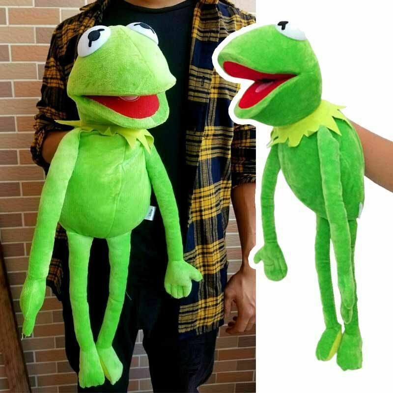 COD ตุ๊กตากบ Kermit 60cm นองกบ หุ่นเชิดมือ ของเล่น ของเล่นสําหรับเด็ก