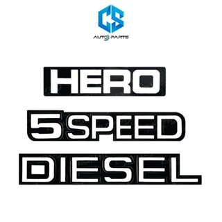 สติ๊กเกอร์ HERO 5SPEED DIESEL - TOYOTA HILUX HERO (RN50)