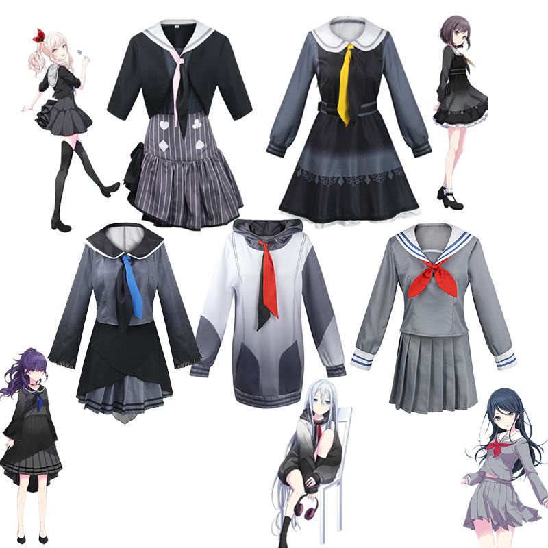 ชุดคอสเพลย์ Sekai Project Stage Feat Hoshino Ichika สีสันสดใส