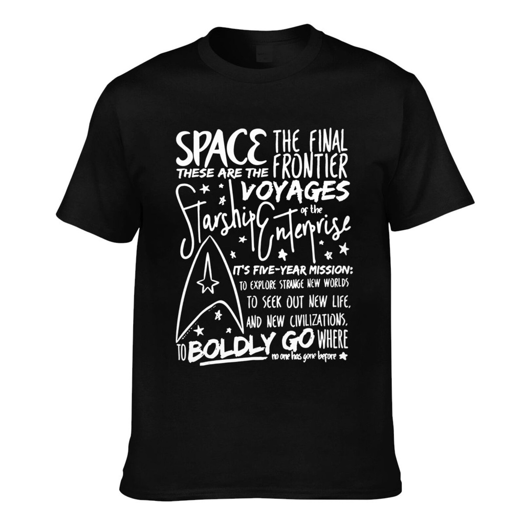 Good Star Trek Series เสื้อยืดผู้ชายคําพูดที่เขียนด้วยลายมือของขวัญวันเกิด