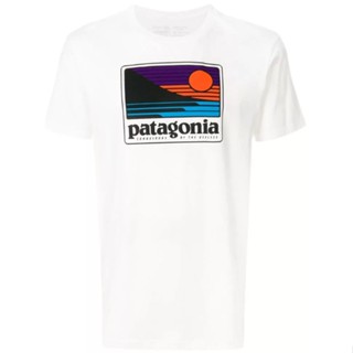 เสื้อยืดผ้าฝ้ายพรีเมี่ยม Patagonia เสื้อยืดลําลอง ผ้าฝ้าย แขนสั้น ใส่สบาย สําหรับผู้ชาย BDmgdp25GMjbkn64