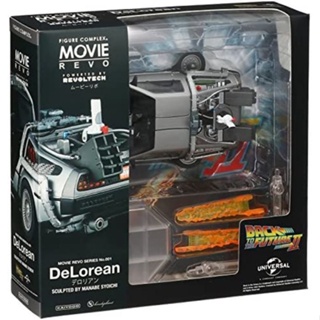 รถ Back To The Future Figure Complex Movie Revo No.001 DeLorean ของแท้ ของใหม่ Lot JP Revoltech เจาะเวลาหาอดีต Kaiyodo