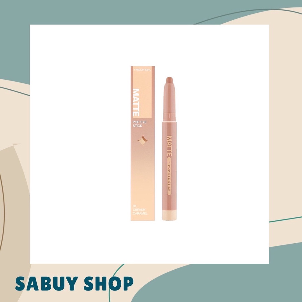 แท้ (MC3118) Meilinda Matte Pop Eye Stick เมลินดา แมทท์ ป๊อป อาย สติ๊ก