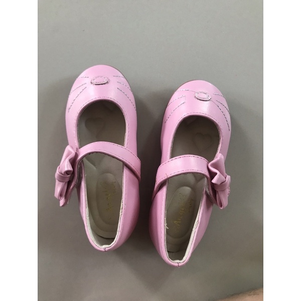 รองเท้าคัชชู เด็กผู้หญิง ของแท้ Angle Baby สีชมพู เบอร์ 23 ขนาดเท้า 14 ซม