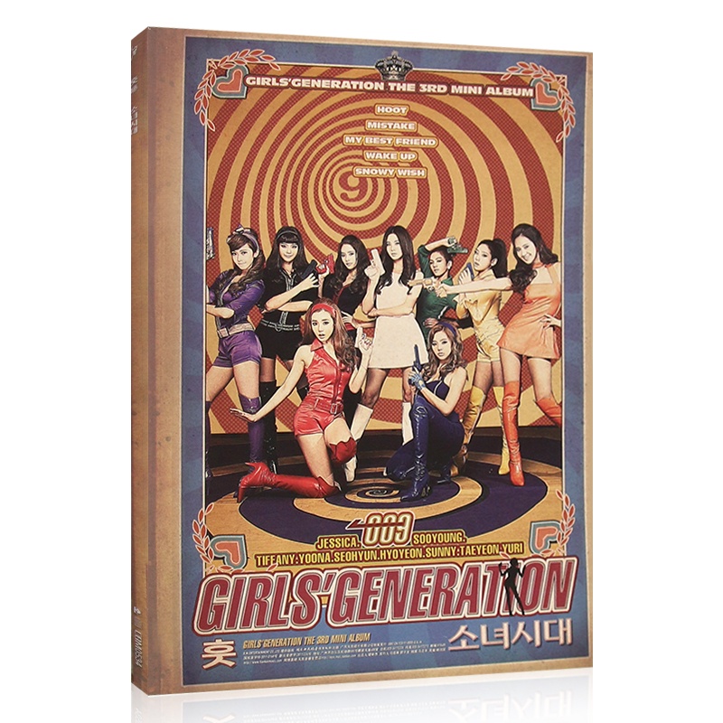 แผ่น cd เพลง Girls' Generation The 3rd Mini Ablum HOOT Lossless สําหรับรถยนต์