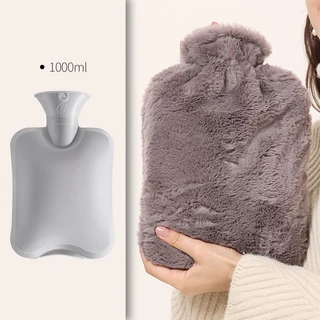 🎀COD🎀 กระเป๋าน้ำร้อน ใบใหญ่แบบ จุกใจ ปวดเมื่อยตามร่างกายลายน่ารัก ขนนุ่มมาก ความจุ1000ml