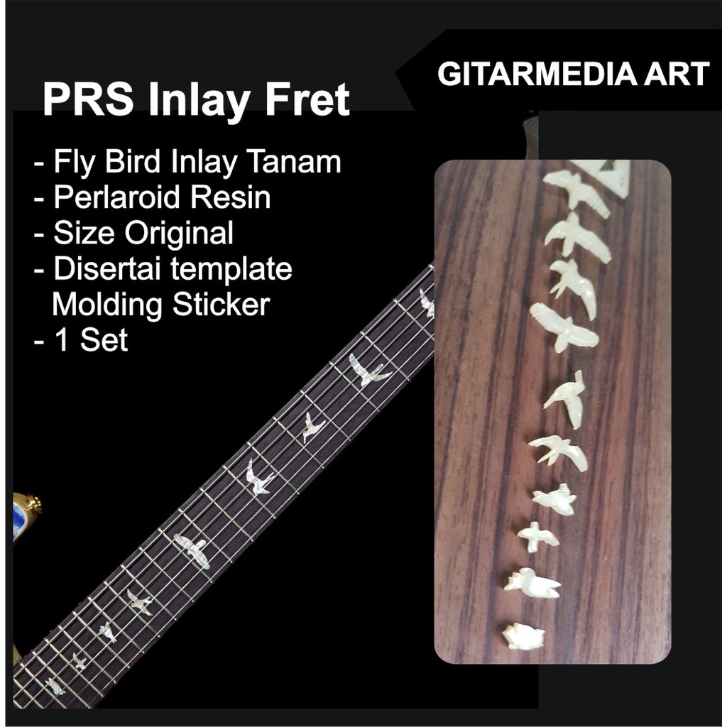 เฟรตบอร์ดกีตาร์ prs inlay prs-inlay prs