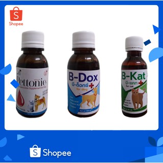 Petme Pettonic plus สูตรน้ำ วิตามินบำรุงเลือดสำหรับน้องหมา น้องแมว ขนาด 100 ml