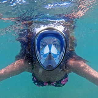 หน้ากากดำน้ำเต็มหน้า หายใจใต้น้ำได้