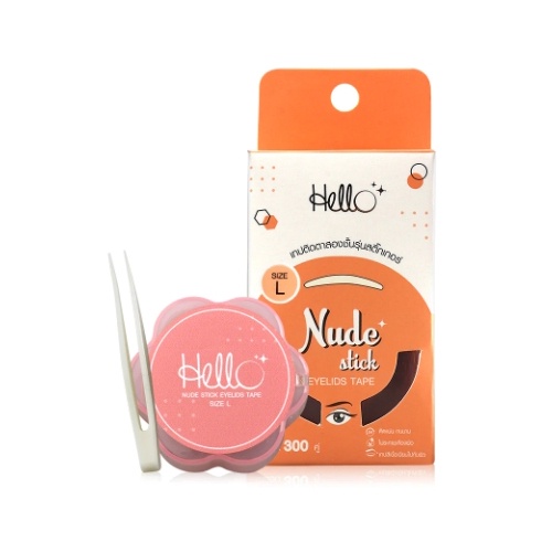 HELLO NUDE STICK EYELIDS TAPE (300 pairs) สร้างชั้นตาสวยเป๊ะได้