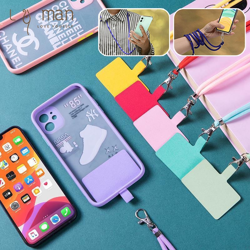 สายห้อยโทรศัพท์ สายคล้องคอโทรศัพท์มือถือ สายคล้องมือ สายคล้องเคส ใช้ได้ทุกรุ่น ป้องกันการสูญหาย ทนทาน