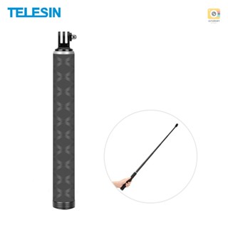 Telesin ไม้เซลฟี่ คาร์บอนไฟเบอร์ ขยายได้ สําหรับ GoPro Insta360 DJI Sports Action Camera as Invisible Selfie Stick สําหรับ Insta360 ONE