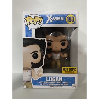 Funko Pop Logan X Men Marvel Exclusive 193 กล่องมีรอยยับ