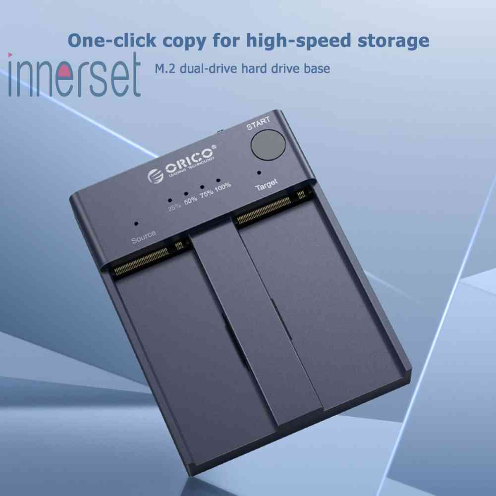 Cod ORICO Dual Bay M.2 NVMe แท่นวาง SSD 10Gbps USB 3. 1 แท่นวาง Type-C #8