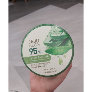 เจลว่านหางจระเข้ The Face Shop. ของแท้จากช็อป. JEJU ALOE FRESH SOOTHING GEL