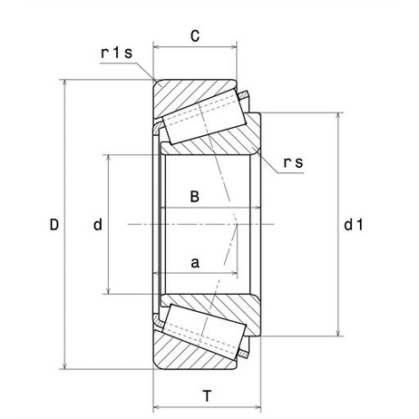 4T-LM11949/LM11910 - NTN แบริ่งลูกกลิ้งเรียวแถวเดียว