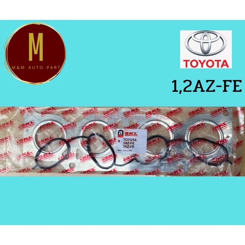 ประเก็นไอดี-ไอเสีย TOYOTA 1AZ-FE-2AZ-FE CAMRY EXTREMO WISH ACV30 ยี่ห้อ skl คุณภาพดี