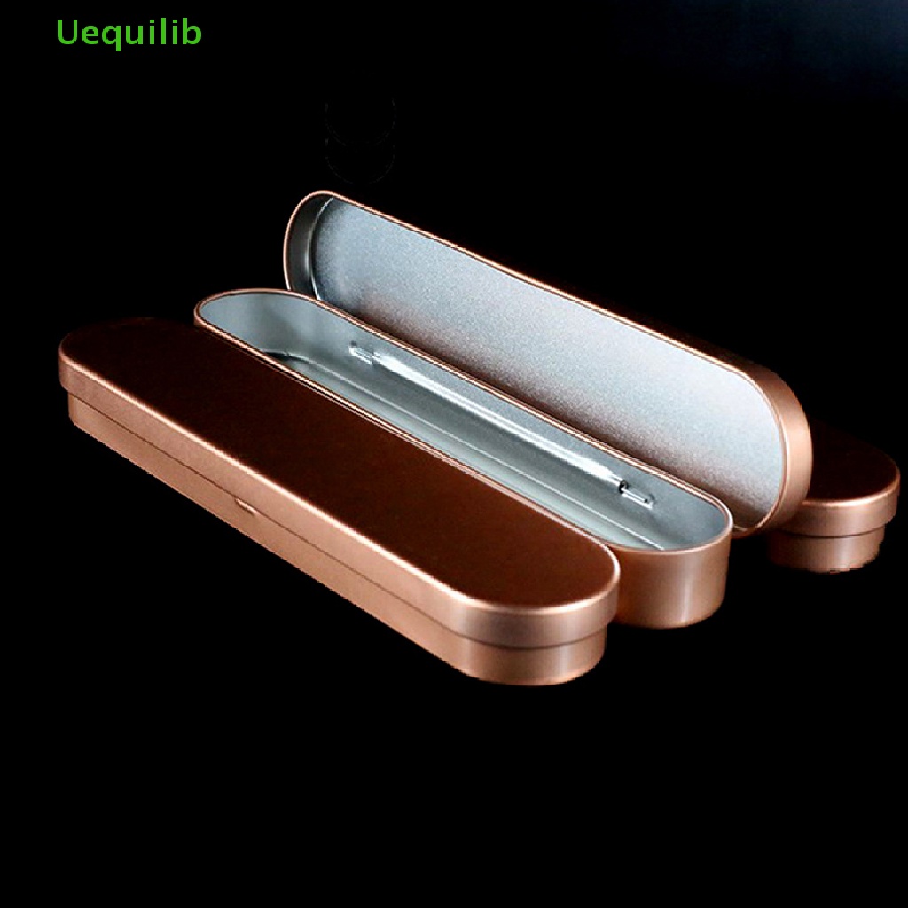 Uequilib กล่องดินสอ ปากกา น้ําพุ โลหะ กล่องเครื่องเขียน สําหรับเด็กนักเรียน กล่องปากกา น่ารัก ดีบุก กล่องเก็บของขวัญ ใหม่