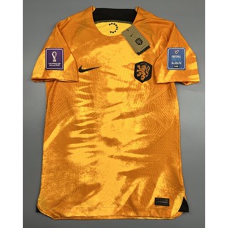 เสื้อบอล เพลเย่อ ทีมชาติ ฮอลแลนด์ เหย้า 2022 Player Holland Home อาร์ม ฟุตบอลโลก World Cup 2022 ผ้าทอเกรดดีที่สุด