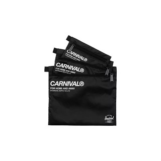 CARNIVAL X HERSCHEL 11192-00001 TRAVEL POUCH BLACK