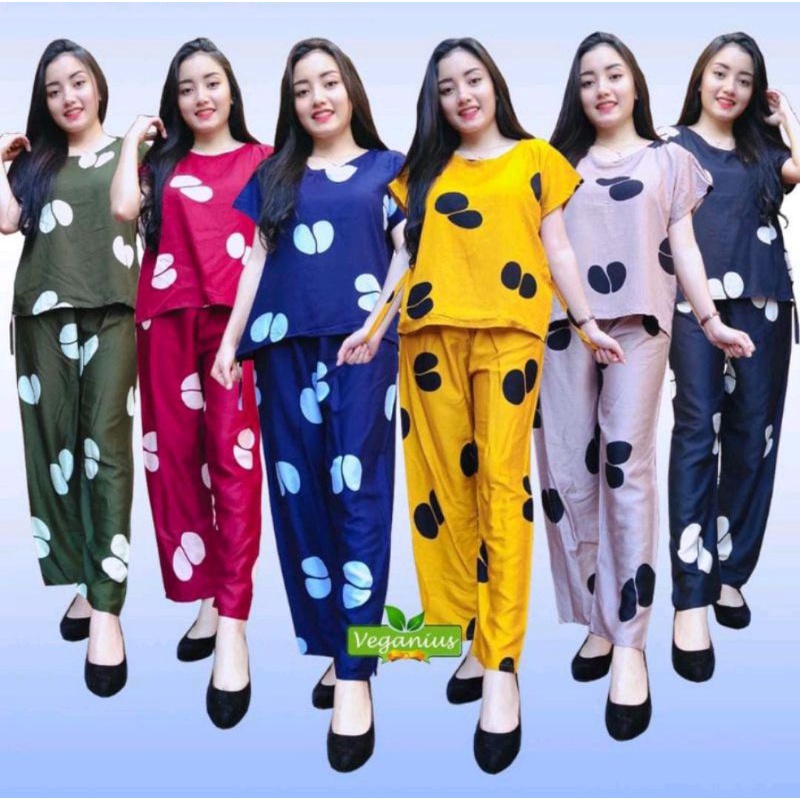 Tye DYE ON SET คอเรยอน VISCOSE