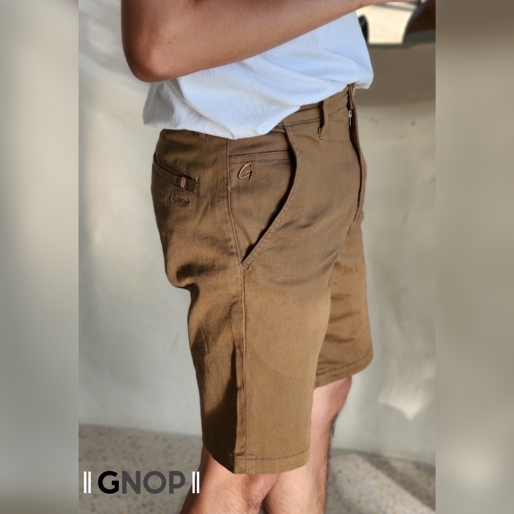 GNOP กางเกงขาสั้น ผ้ายืด ใส่สบาย กางเกงขาสั้นผู้ชาย รุ่น G419
