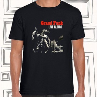 [COD] เสื้อยืดแขนสั้นลําลอง ผ้าฝ้าย 100% พิมพ์ลาย Grand Funk Band Legend Live พลัสไซซ์ ของขวัญวันเกิด สํ