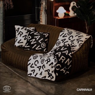 CARNIVAL® Home &amp; Away Monogram Blanket and Pillow  หมอน&amp;ผ่าห่ม พร้อมส่ง